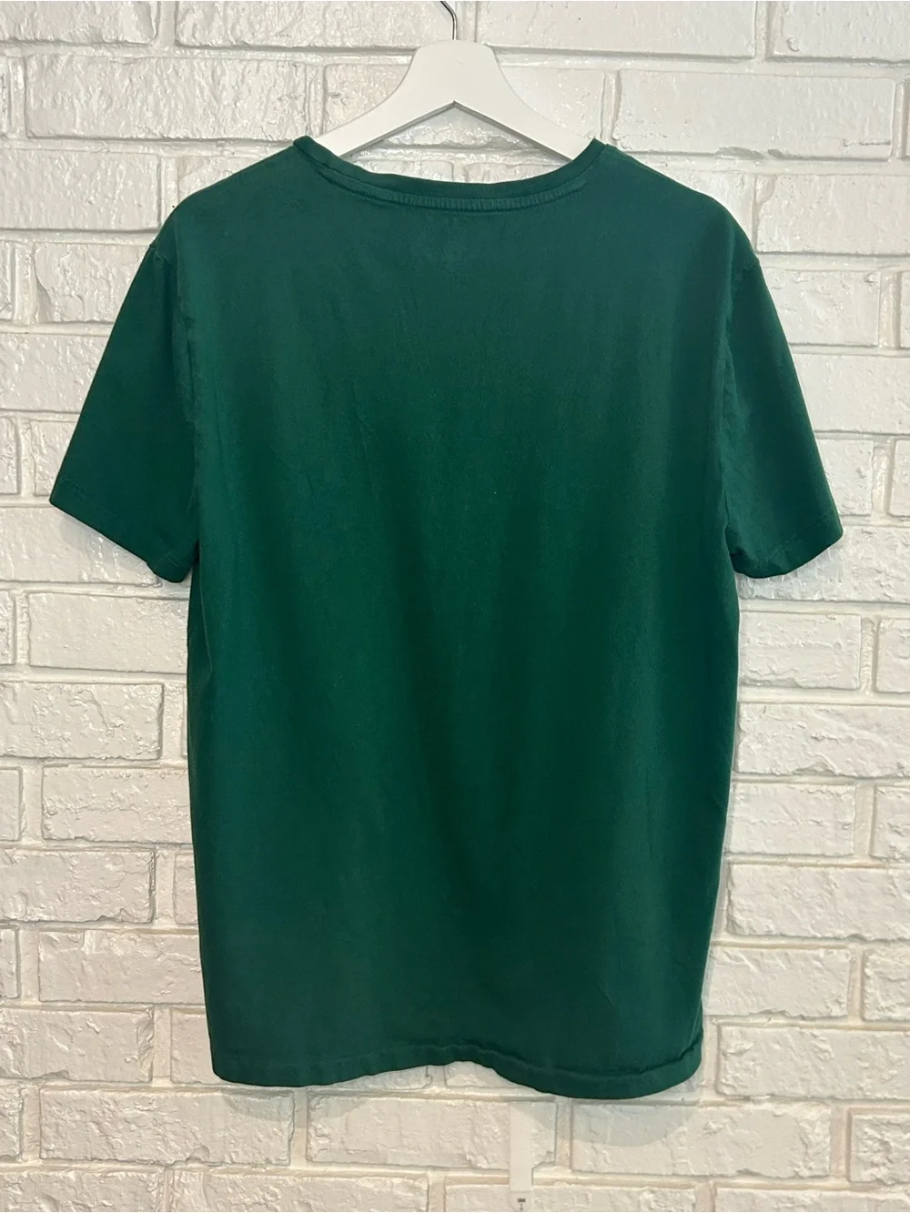 Polo by Ralph Lauren Dark Green Short-Sleeve Crewneck Tee with Purple Pony